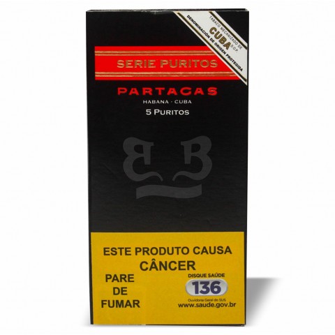 Cigarrilha Partagas Puritos cx c/5