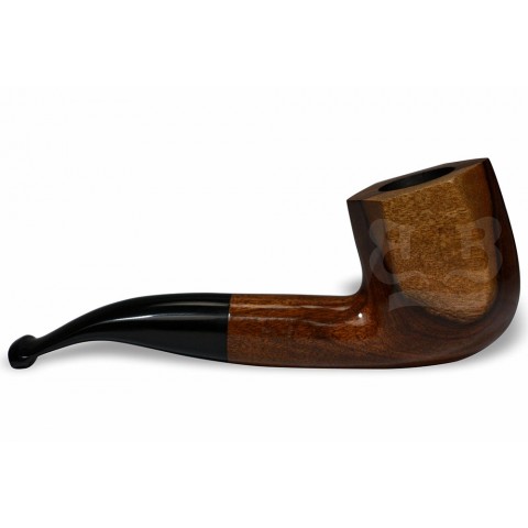 Cachimbo Sextavado Curvo (Filtro Permanente) Piteira Chifre - 0118 NAT 3