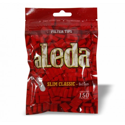 Filtro para Cigarro Aleda Slim Classic 6mm - Bag com 150