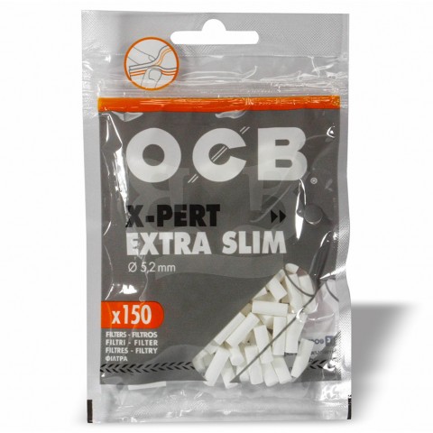 Filtro para Cigarro OCB X-Pert Slim 5,2mm - Bag com 150